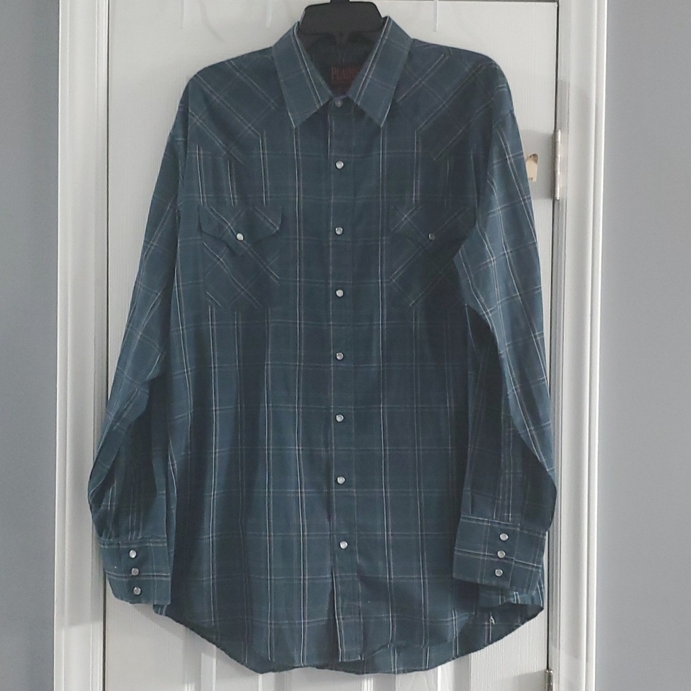 Pearl snaps western shirt size XLT